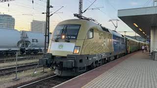 IC 988 Magnet Bank / MODERN GYSEV TRAIN FROM BUDAPEST TO GYÖR