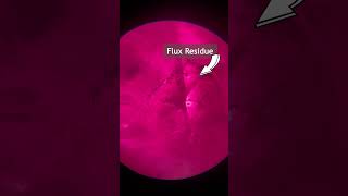 2.35 carat Burmese Flux Residue Ruby Video #naturalruby #burmaruby #fluxresidueruby #undermicroscope