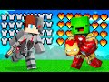 JJ and Mikey Became CYBORG and IRON MAN in Minecraft - Maizen