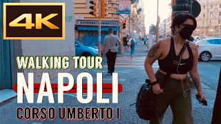 Napoli, Corso Umberto I Walking Tour Naples, Italy |4k UHD