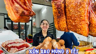 🟢Xôn xao Khai trương Mùng 8 tết! Khách mua heo quay đông nhộn nhịp