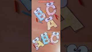 Alphabet Craft Ideas | Kindergarten Crafts | English letters Crafts | Uppercase Alphabet Activity