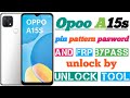 oppo A15s cph2179 password unlock & Frp bypaas Unlock Tool ll a15s google account remove ll