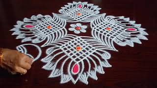 Beautiful Karthikai Madha traditional rangoli Designs 🪔 Easy Padi Kolam Designs 🪔 Simple muggulu🪔