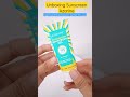 unboxing sunscreen azarine hydrasoothe sunscreen gel spf 45 pa shorts