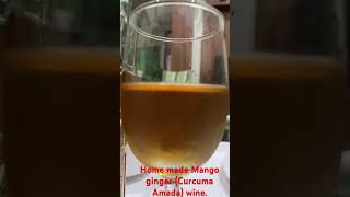 Mango ginger (Curcuma Amada) wine : Home made: #fruitwine #homemadewine