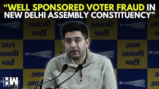 WATCH: AAP's Rajya Sabha MP Raghav Chadha Calls Out 'Voter Fraud' In Delhi Ahead Of Assembly Polls