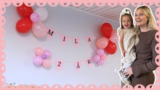 MILA FYLLER 2 ÅR!🎁🎊💝