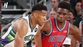 Detroit Pistons vs Milwaukee Bucks - Full Game Highlights | November 24, 2021 | 2021-22 NBA Season