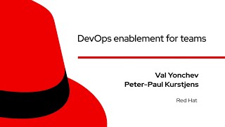 DevOps Culture and Practice enablement