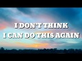 Mura Masa - I Don't Think I Can Do This Again (Lyrics) Ft. Clairo