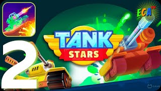 ⭐Tank Stars⭐ Walkthrough Gameplay Part 2 One Of The Best Battle Tank (Android-iOS)