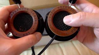 Grado RS1i headphones unboxing