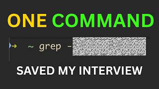 I Passed a Technical Interview Using One GREP Command