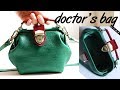 [idea] Making mini doctor's bag / DIY dulles bag / Leather craft