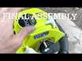 Replacing Broken Pull Cord on Ryobi Backpack Blower Replacement and Disassembly Easy RY38BP