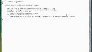 11 07 Searching An ArrayList