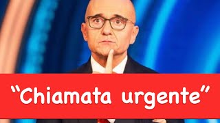 “Chiamata urgente”: Alfonso Signorini shock..