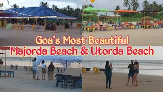 Goa | Majorda Beach \u0026 Utorda Beach | Goa Night Life | Most Famous \u0026 Beautiful Beach | South Goa Tour