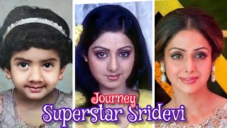 Superstar Sridevi Life Journey #Viral #Transformationvideo #AShortADay #Shorts