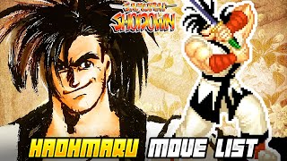 HAOHMARU MOVE LIST - Samurai Shodown (SAMSHO) (1993)