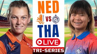 Netherlands Women vs Thailand Women live | NEDW vs TLW live | Nepal Women's T20I Tri Series 2025