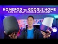 Siri on Apple Homepod vs Google Assistant on Google Home + Real Quick Hands-On Review!