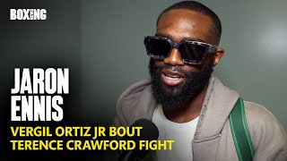 Jaron Ennis Responds To Terence Crawford Comments