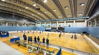 2023.12.24 日本学生フロアボール選手権大会 女子 仙台大学VS国士舘大学 1ピリ