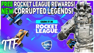 NEW Corrupted Legends Bundle! FREE Rocket League Rewards! (Fortnite Battle Royale)