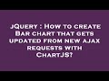 jQuery : How to create Bar chart that gets updated from new ajax requests with ChartJS?