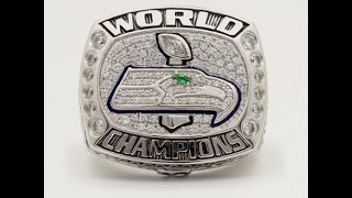 2013 Super Bowl XLVIII Seattle Seahawks Championship Ring