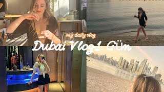 Dubai Vlog-1/ Nerelere gidilir? Nerede Kaldık? Başıma neler geldi| Kışın Bikini Lükstür! GeziVlog