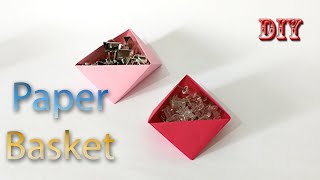 DIY Paper Basket : How to Make Easy Paper Basket for Chocolates