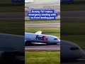 Boeing 767 makes emergency landing with no front landing gear