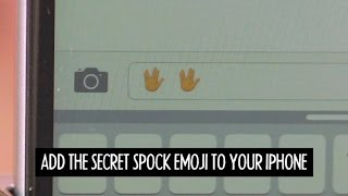 CNET How To - Add the secret Spock emoji to your iPhone