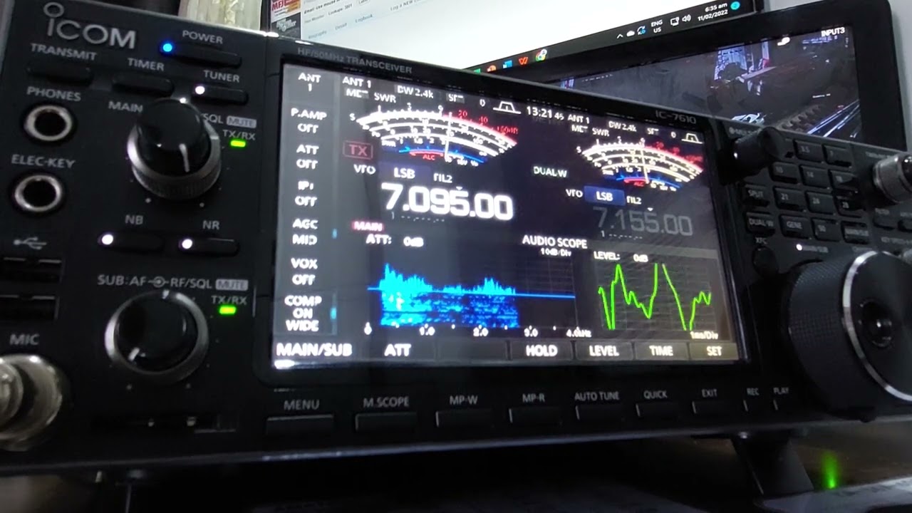 Listening Qso On 40 Meter - YouTube