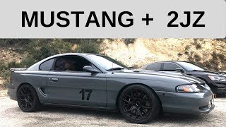 CA LEGAL 2JZ MUSTANG GT! - One Take