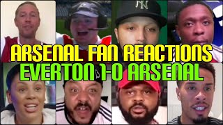 ARSENAL FANS REACTION TO EVERTON 1-0 ARSENAL | FANS CHANNEL