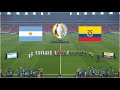 Highlights Argentina vs Ecuador | Copa America 2021 Quarter-finals | Realistic Gameplay