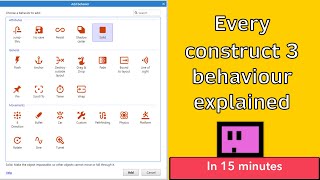 Every construct 3 behaviour explained with examples in 15 minutes! (OLD SEE DESCRIPTION)