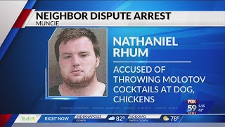 Muncie man firebombed neighbor’s dog house in attempted revenge of own dog’s death