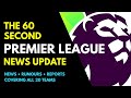 THE 60 SECOND PREMIER LEAGUE NEWS UPDATE: Man City Launch Legal Challenge to League Financial Rules