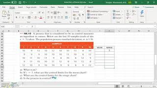 Latihan Statistical Process Control