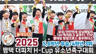 [축구한담]★★우승, 3위★★ 더피치 평택 H-cup 유소년축구대회 풀 하이라이트 블레싱FC 성성/천안연세FC 성남패밀리 백석BLS 공주FC TNP 플레잉 탕정 크로스 충주위더스