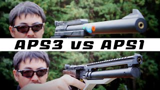 マルゼン APS3 vs APS1 プレート競技を撃ちながら 比較 してみた。#125