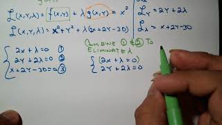 Math 122 Section 8.4 Lagrange Multipliers and Constrained Optimization (Part 1)