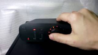 How to adjust Logitech Z906 Reset and Bass, Satellite sound settings