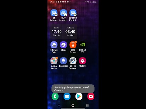 Diez formas de arreglar la política de seguridad que restringe el uso de la cámara en un teléfono Android