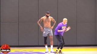 LeBron James Training Shooting Session After Lakers Practice. HoopJab NBA